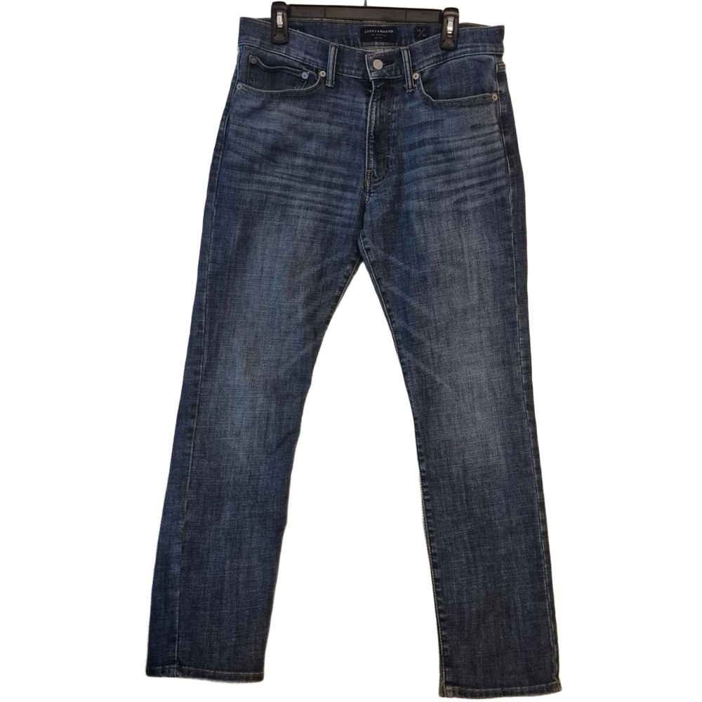 Lucky Brand Jeans Men's Size 32/32 Dark Blue Slim Straight Classic Denim